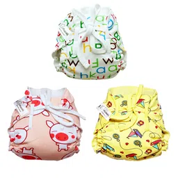 Snugkins 100% Cotton Nappy Small Size (0-5Kg) Pack of 3-picture-13