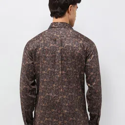 U.S. Polo Assn. Floral Printed Tailored Fit Satin Casual Shirt image 4