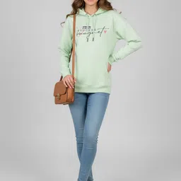 Mast & Harbour Women Printed Hooded Sweatshirt-picture-19