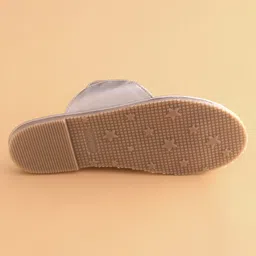 Earthy Touch Premium Ethnic Wear Chappal  - Light Grey image 5