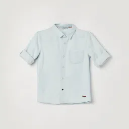 Fame Forever by Lifestyle Kids Blue Regular Fit Shirt image 3