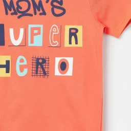 Fame Forever by Lifestyle Kids Coral Printed Regular Fit T-Shirt image 3