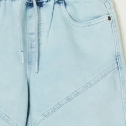 Fame Forever by Lifestyle Kids Blue Cotton Regular Fit Shorts image 3