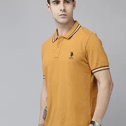 U.S. Polo Assn. Polo Collar Pure Cotton Slim Fit T-shirt image 5