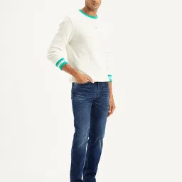 Levi's Blue Cotton Slim Fit Solid Jeans image 3
