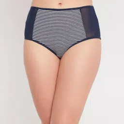 Clovia Navy Striped Panty-image-63