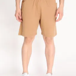 Chkokko Brown Regular Fit Shorts-picture-48