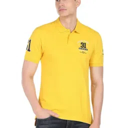 AD by Arvind Yellow Polo T-Shirt-image-18