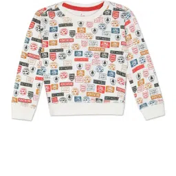 U.S. Polo Assn. Kids Off White Printed Full Sleeves Sweatshirt-picture-20