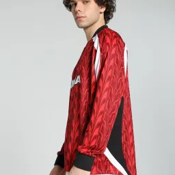 Puma Red Relaxed Fit Logo Printed Unisex Sports T-Shirt image 3