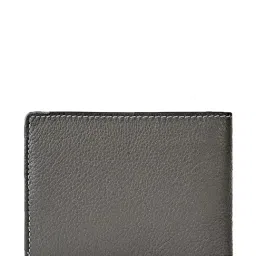 Eske Grey Casual Leather Bi-Fold Wallet for Men image 3