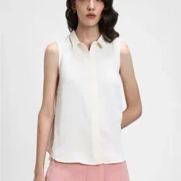 Forever 21 Cream Regular Fit Shirt-picture-26