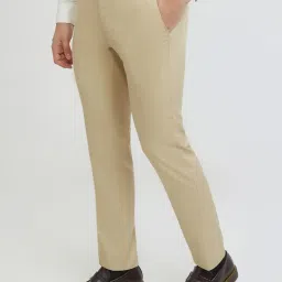 Raymond Brown Slim Fit Trousers image 3