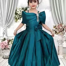 AYUB FASHION Off-Shoulder Satin Fit & Flare Dress-picture-27