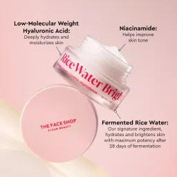 The Face Shop Rice Water Bright Vegan Cream - 50 ml image 3