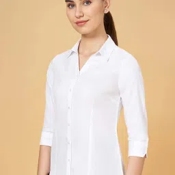 Annabelle by Pantaloons White Regular Fit Shirt image 3