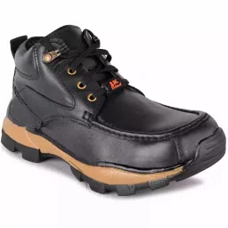 JK Steel Steel Toe Safety Shoes High Ankle Rubber Sole Black Size UK 10, JKPSF142BLK10-picture-48
