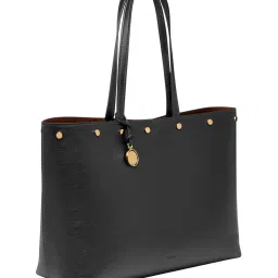 Fossil Jessie Black Medium Leather Tote Bag image 3