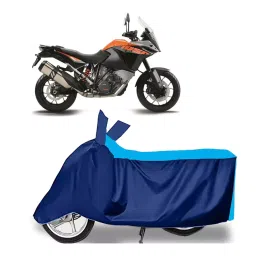 Auto Pearl Two Wheeler Cover for KTM 1050 Adventure - Cyan, Blue-picture-24