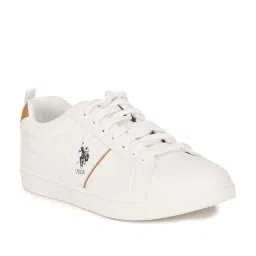 U.S. Polo Assn. Men's SALVADOR 4.0 Snow White Casual Sneakers image 3
