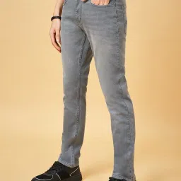 SF Jeans by Pantaloons Grey Cotton Slim Fit Jeans image 3