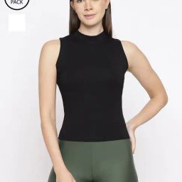 La Intimo Cream & Black Bold Babe Camisole (Pack of 2)-picture-25