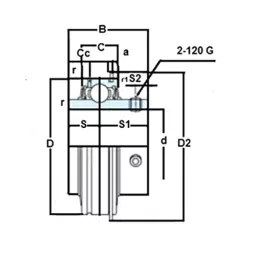 KOYO Deep Groove Ball Bearing, Inner Dia 32 mm, Outer Dia 72 mm, Width 43 mm, ER207-20 image 2
