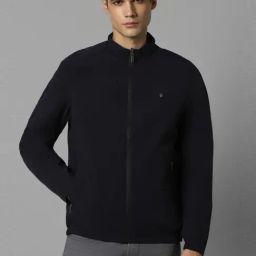 Louis Philippe Green Cotton Regular Fit Jacket-picture-0
