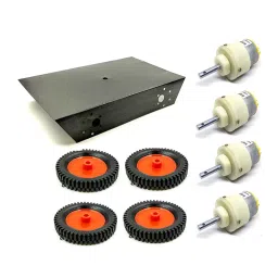 Invento 4 Wheel Car Kit Metal Chassis 260x130x45mm-picture-11