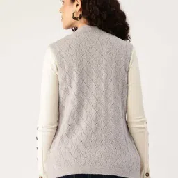 Apsley Beige Regular Fit Embroidered Cardigan image 2