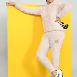 Sweet Dreams Girls Skin Printed Regular Fit Track Suit image 5