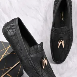 Cobblerz Men's Black Casual Loafers-picture-25