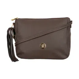 Baggit Brown Medium Cross Body Bag-image-3