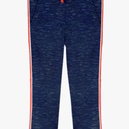 Cherry Crumble By Nitt Hyman Kids Navy Textured Trackpants-picture-9