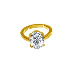 GenZcomplex Gold-Plated Brass Zircon Finger Ring-picture-14
