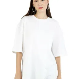 ARTYSKA Women Drop-Shoulder Sleeves Cut Outs T-shirt-image-78