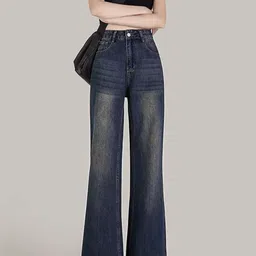 StyleCast x Revolte Women Wide Leg Light Fade Jeans-image-51