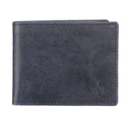 Kara Blue Casual Leather Bi-Fold Wallet For Men-picture-9