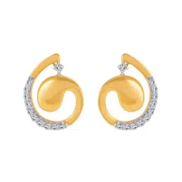 P.C. Chandra Jewellers 18 kt Gold & Diamond Earrings-picture-100