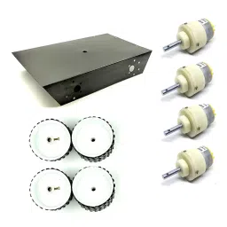 Invento 4 Wheel Car Kit Metal Chassis 260x130x45mm-picture-19