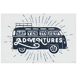 Inephos Off White & Blue 1 Piece Paper Other Wall Photographs-picture-32