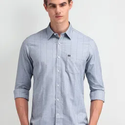 Arrow Sport Men Modern Slim Fit Opaque Striped Casual Shirt-picture-10