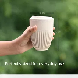 eha Unisex Off White Cups and Mugs image 3