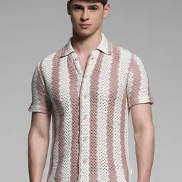 Jack & Jones Men Striped Polo Collar Pockets T-shirt-picture-40
