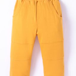 Zero Knit Full Length Solid Colour Fleece & Woollen Bottom - Mustard-picture-43