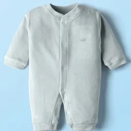 Mom's pet Velvet Knit Full Sleeves Solid Romper - Green-picture-23