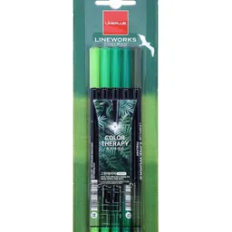 LINEPLUS Lineworks Fineliner Set Of 5 - GREEN-picture-11