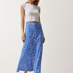 Happiness istanbul Floral Printed A-Line Maxi Skirt-picture-25