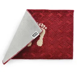 saral home Saralhome24X7 Antiskid PP BCF yarn Door MatMaroon. 40cm x 60cm image 4