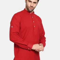 EdinWolf Men Thread Work Pastels Kurta image 3